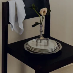 Ljusstake Stoff Nagel Singel Krom