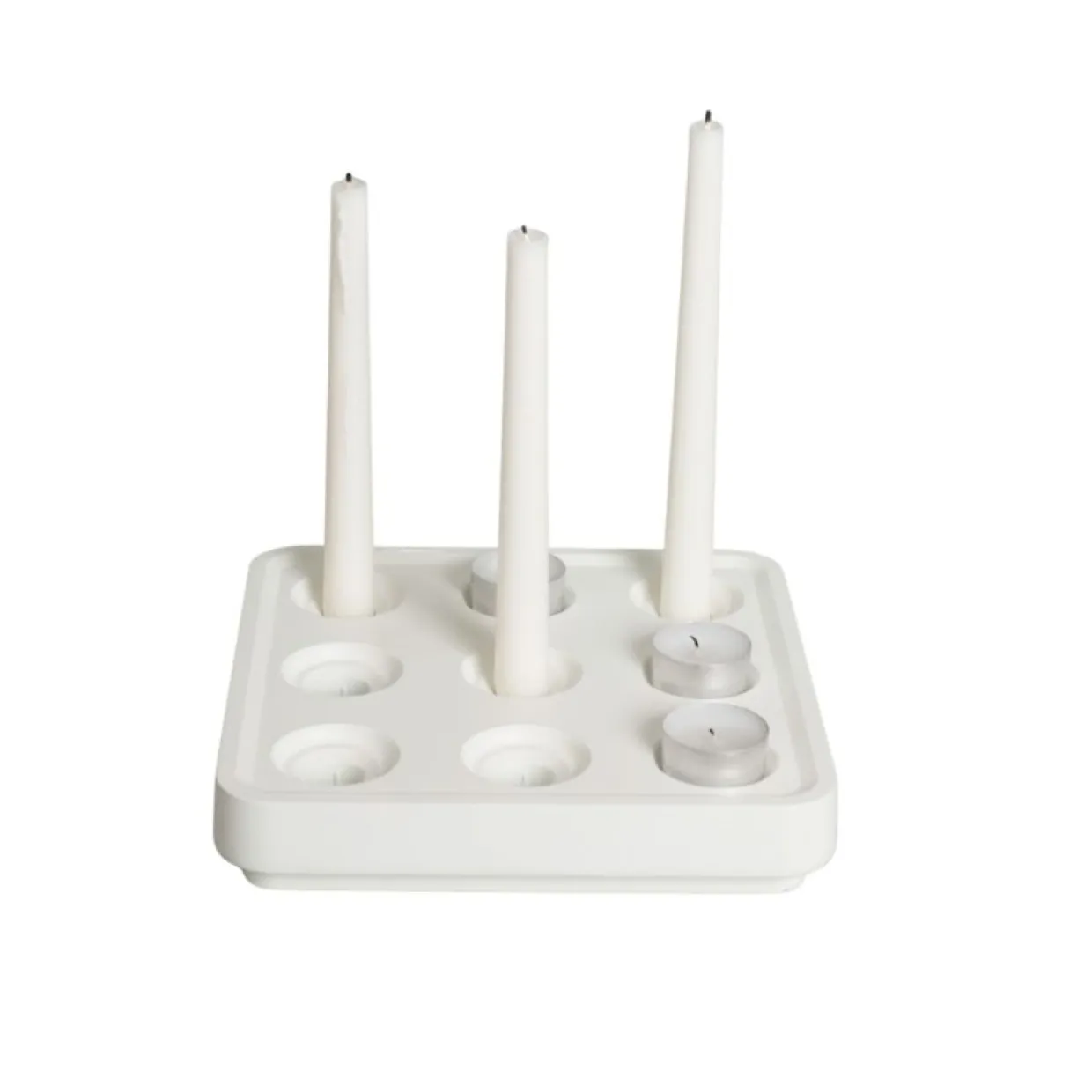 Ljusstake Stumpastaken Small Jubileum Vit