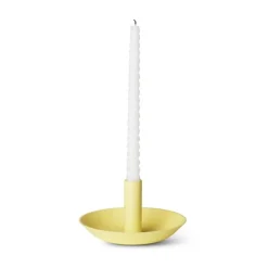 Ljusstake The Water Lily 15 cm Gul