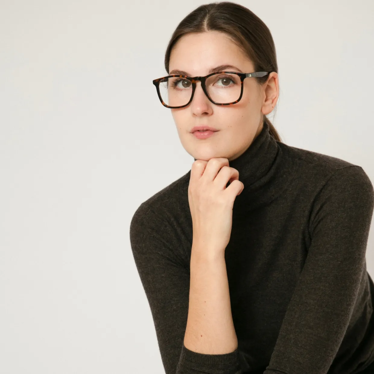 Läsglasögon Fyrkantig Sköldpadd +1,5