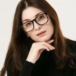 Läsglasögon Fyrkantig Svart +1,5