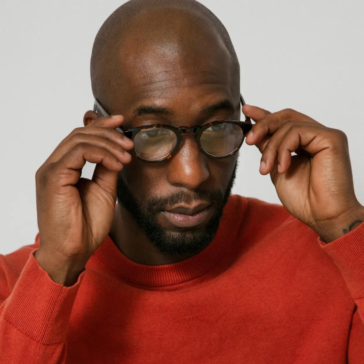 Läsglasögon Rund Sköldpadda +2