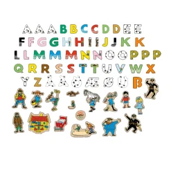 Magnetbokstäver + Figurer Pippi