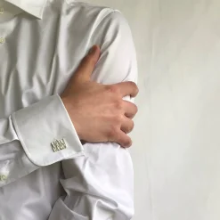 Manchettknapp Solid Silver