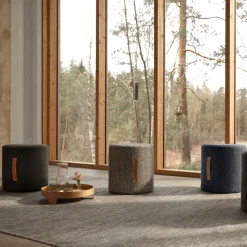 Matta Björk 170x240 ljusgrå