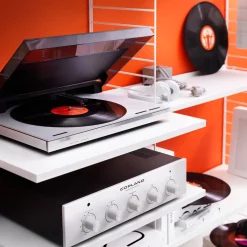 Mediahyllplan 58 x 47 cm vit