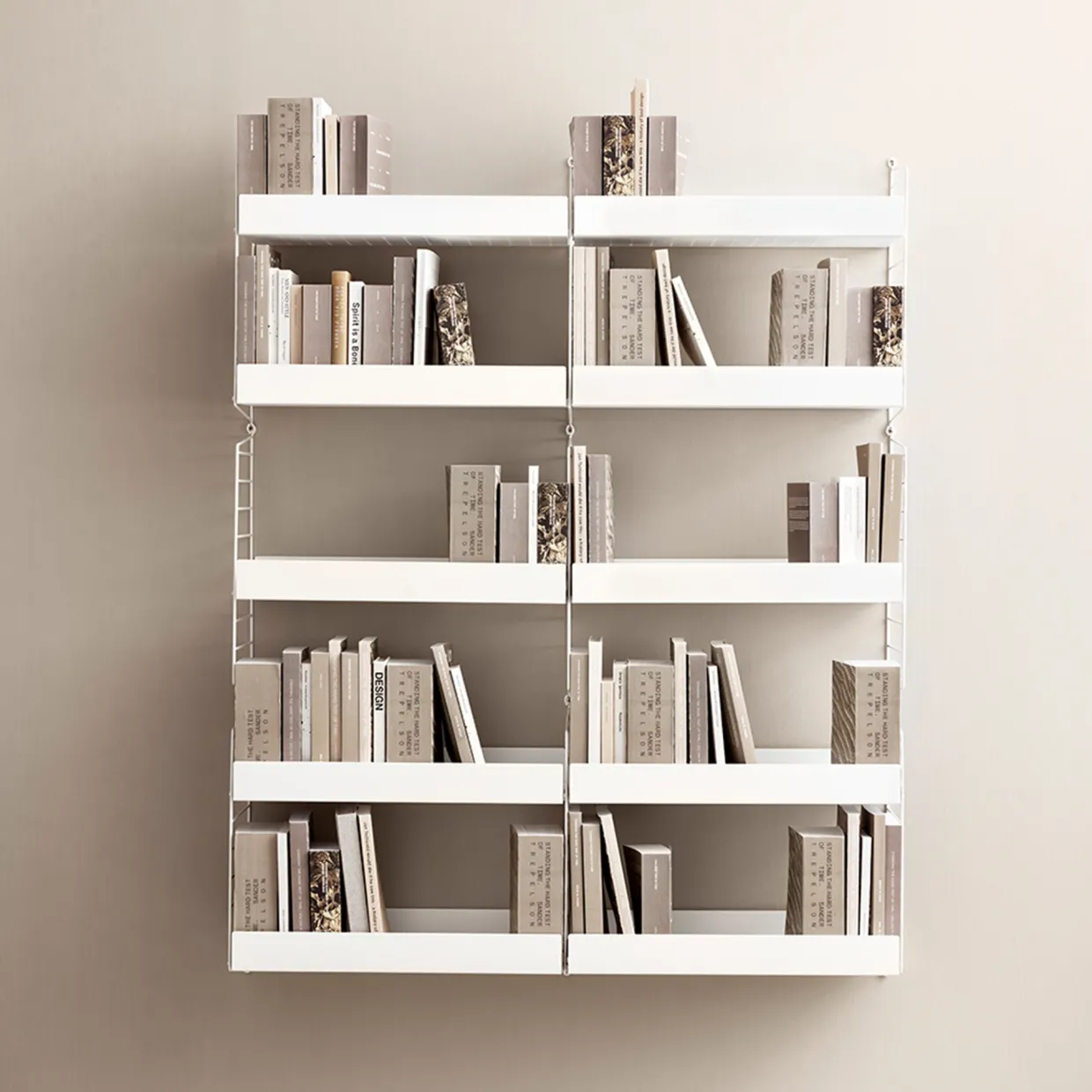 Metallhyllplan Hög 58x20 vit