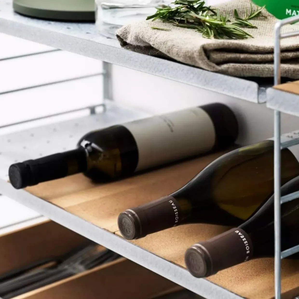 Metallhyllplan Låg 78x20