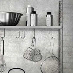 Metallhyllplan Låg 58x30