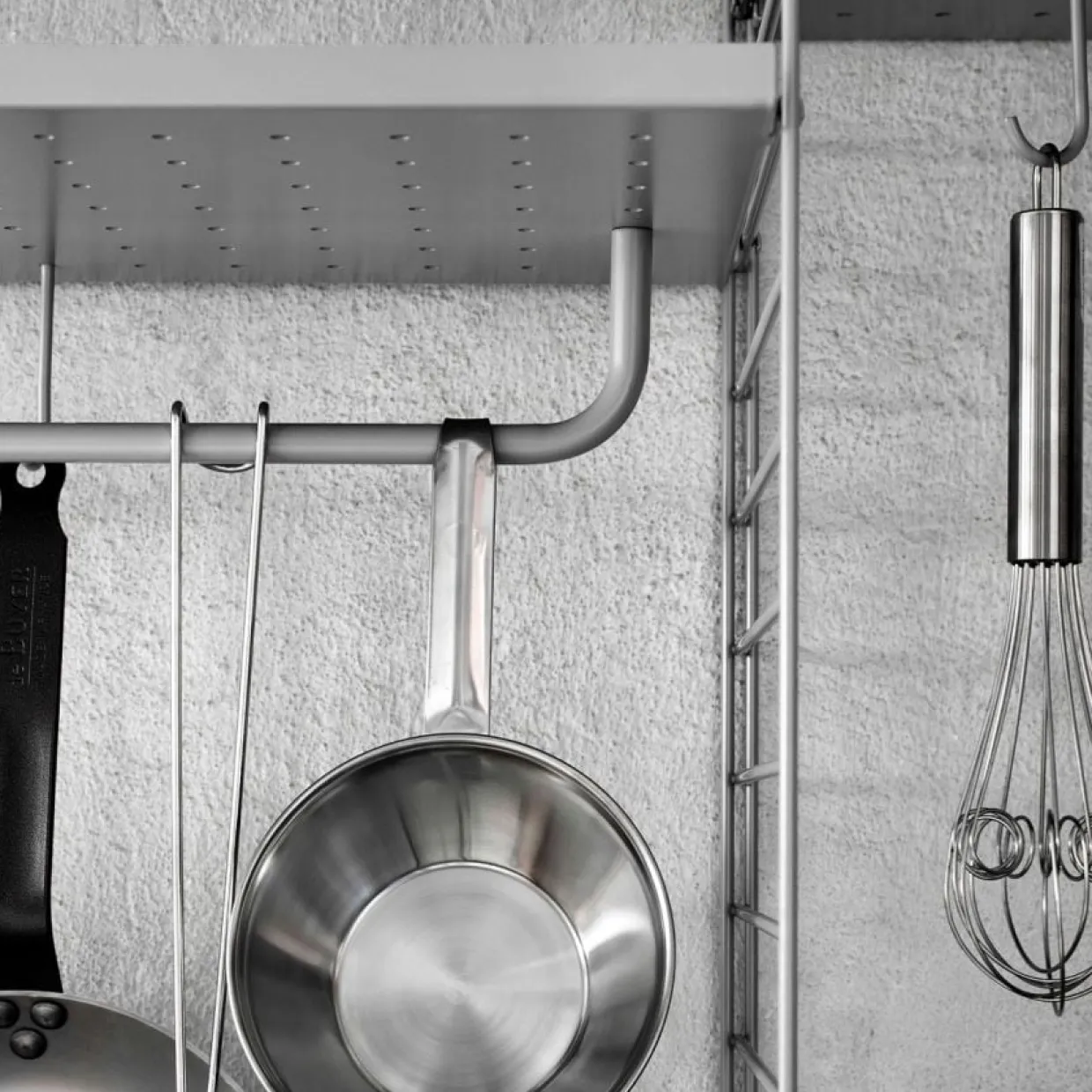 Metallhyllplan Låg 58x30