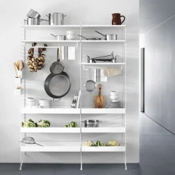 Metallhyllplan Låg 58x30 beige