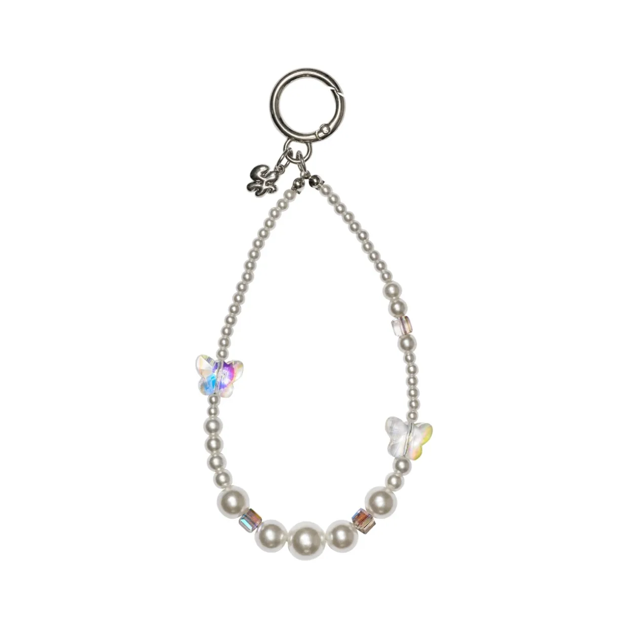 Mobile bracelet DRM-LND white butterfly