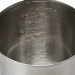Måttkanna 1 L rostfritt stål