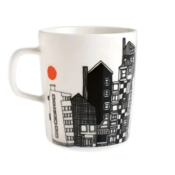 Mugg 2,5 dl Siirto. sv/vit/or