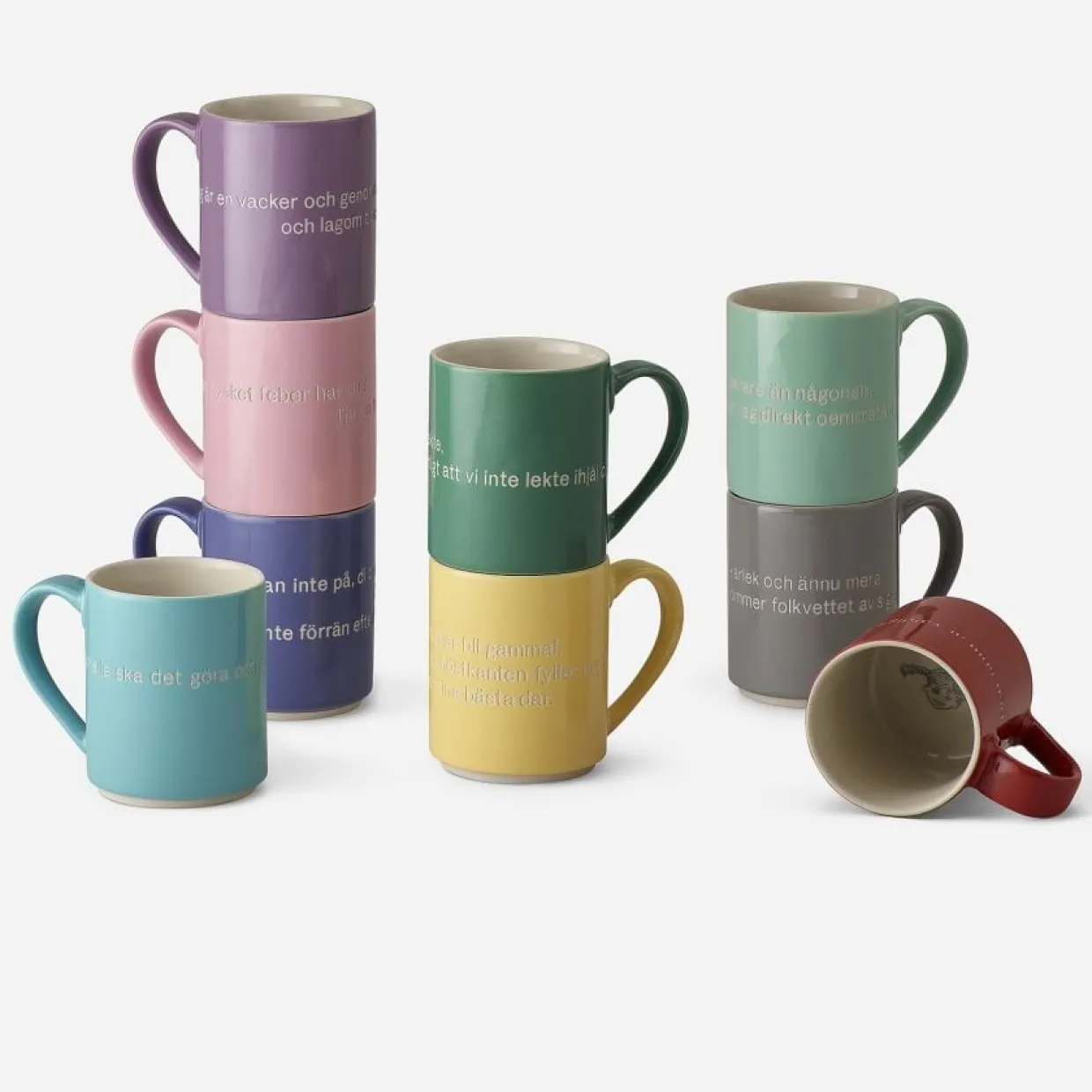 Mugg Astrid Kärlek grå