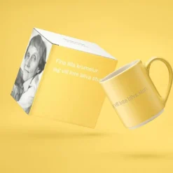 Mugg Astrid Krumelur gul
