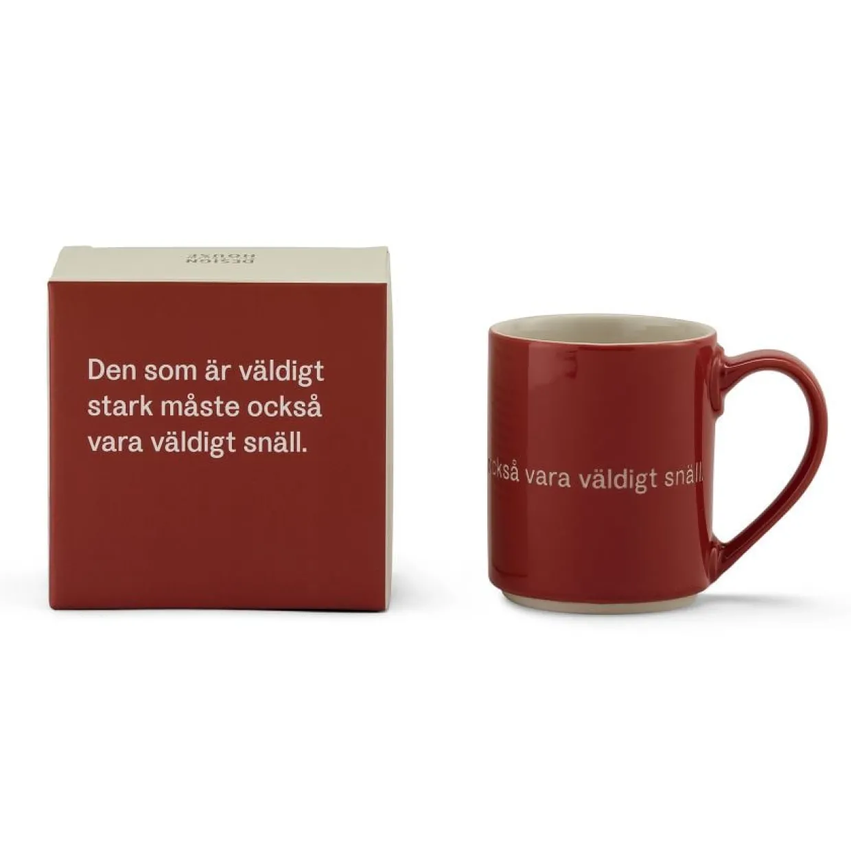 Mugg Astrid Stark röd