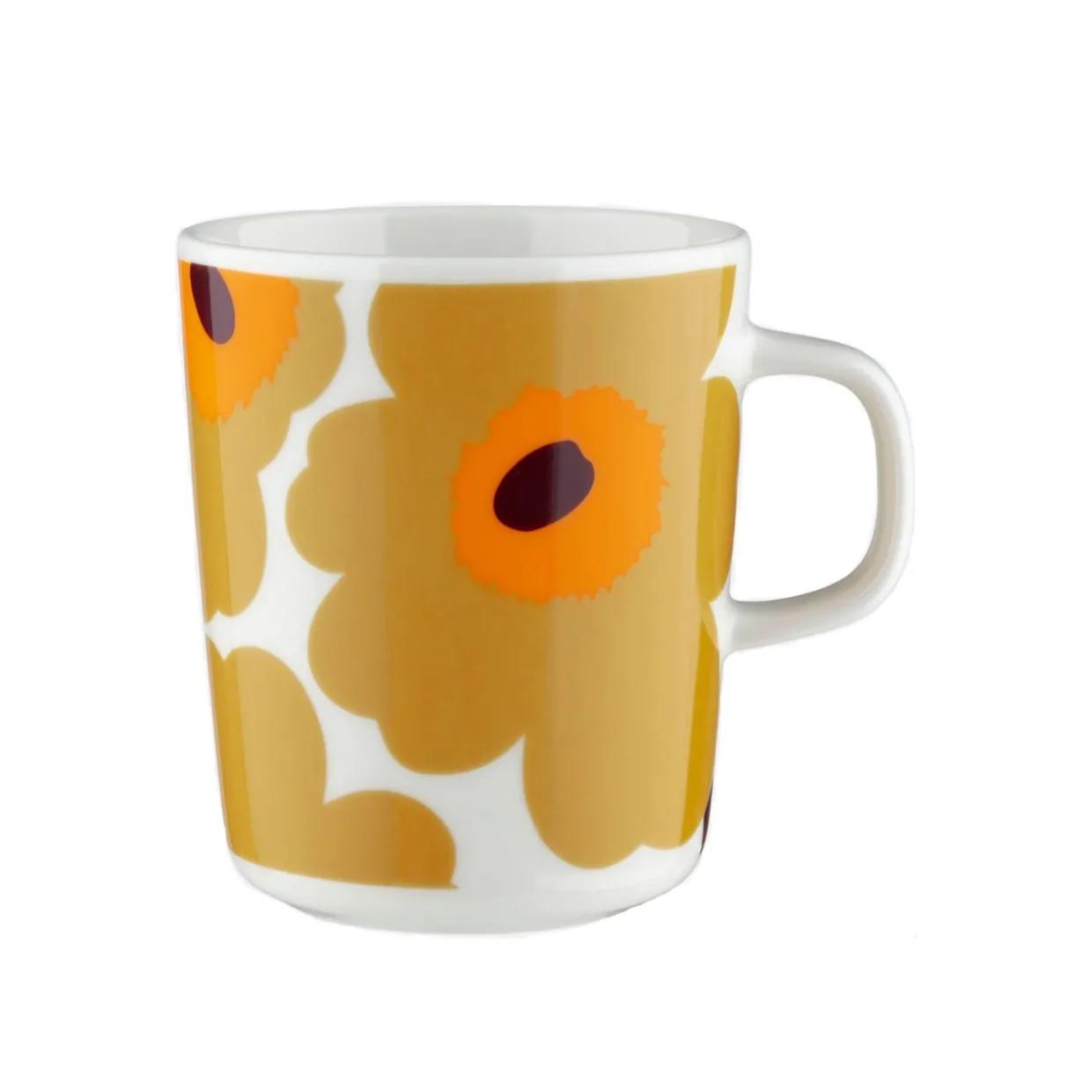 Mugg Oiva / Unikko 2,5 dl senap/orange