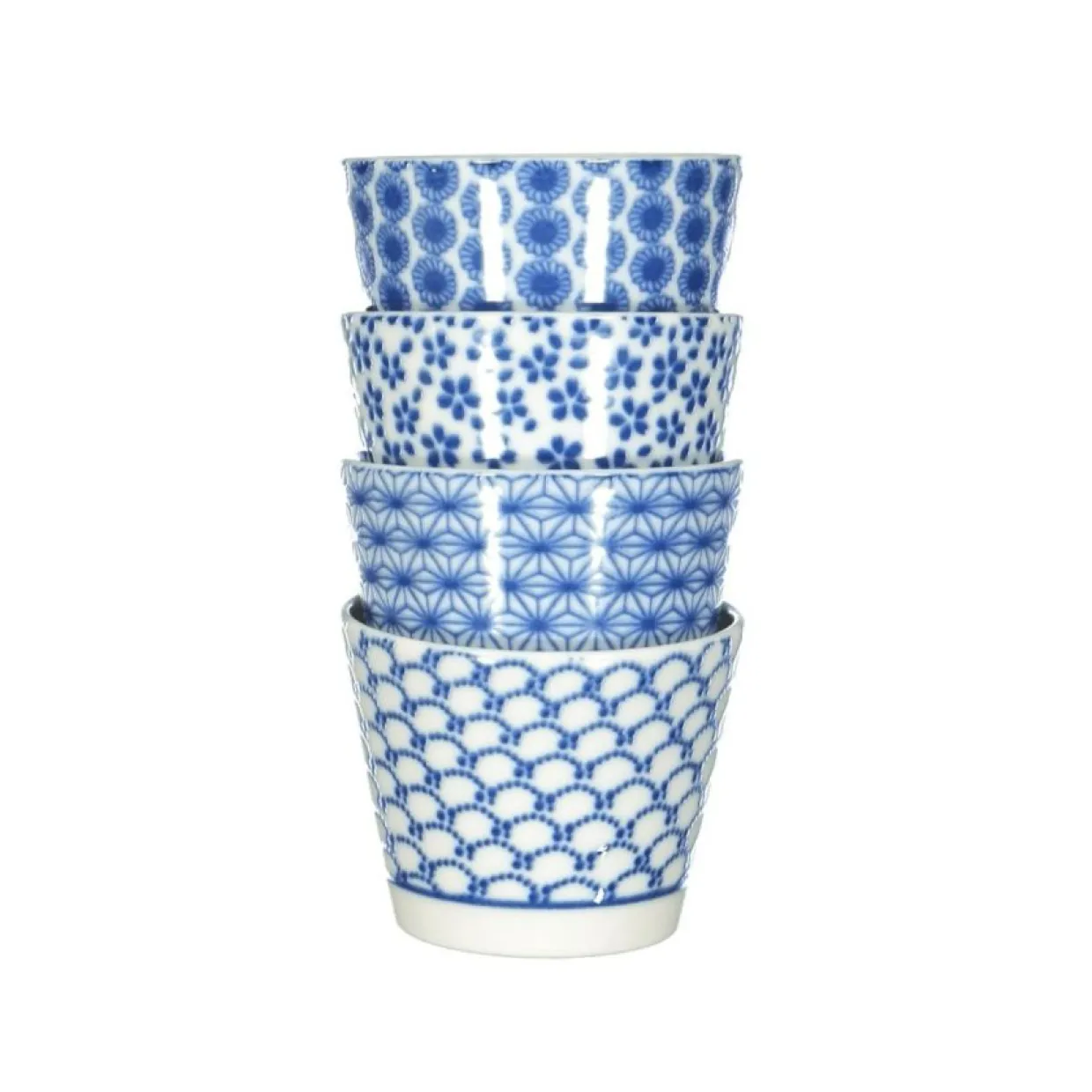 Mugg 4-pack Nikko blå