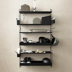 Organizer Set med 3 Biokomposit svart