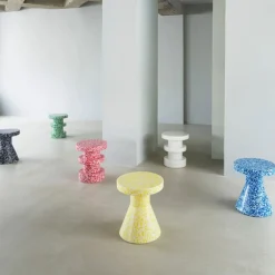 Pall / Sidebord Bit Cone Gul