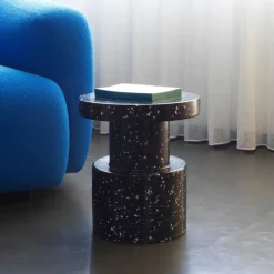 Pall / Sidebord Bit Svart