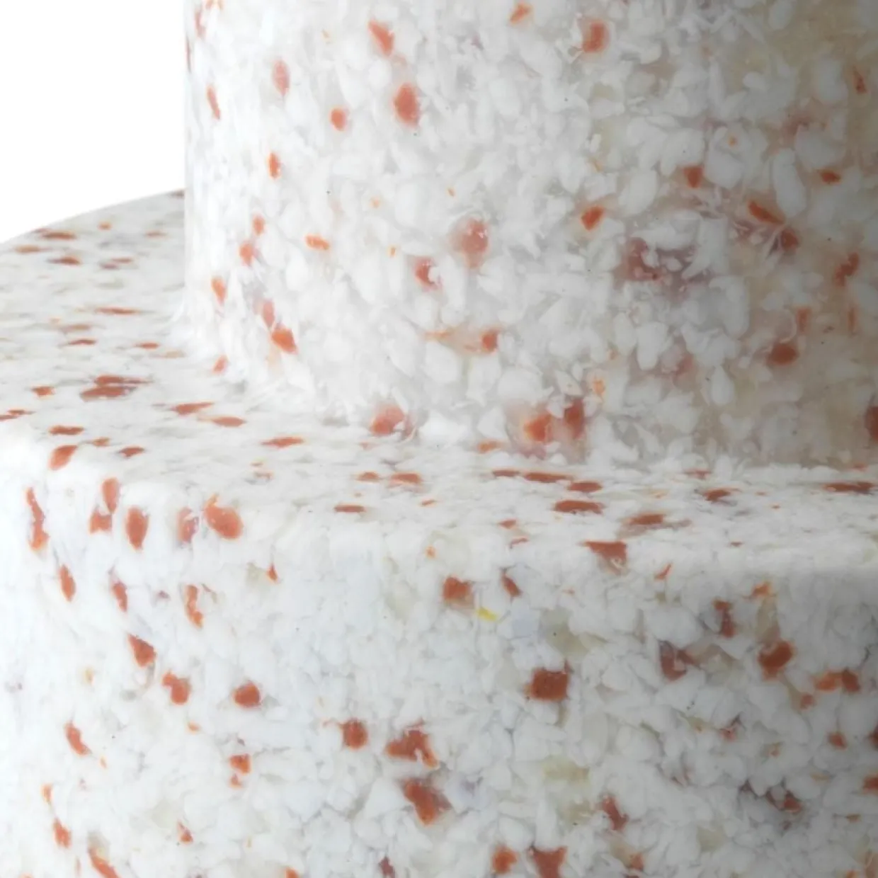 Pall / Sidebord Bit Vit