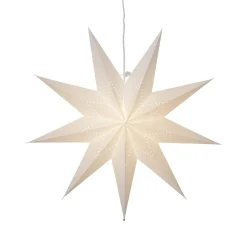 Pappers stjärna Lysa 60cm vit