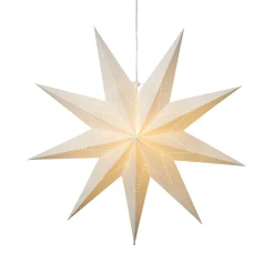 Pappers stjärna Lysa 80cm vit