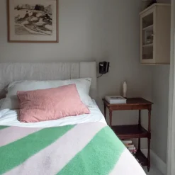 Pläd Minola 130x260 Rosa /Grön