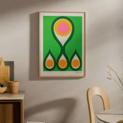 Poster Bird´s 1967 - no.2 Grön