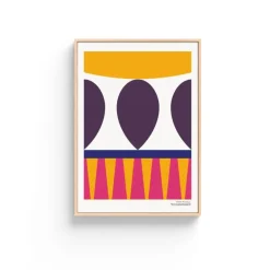 Poster Bird´s 1967 - no.1 Rosa/Gul