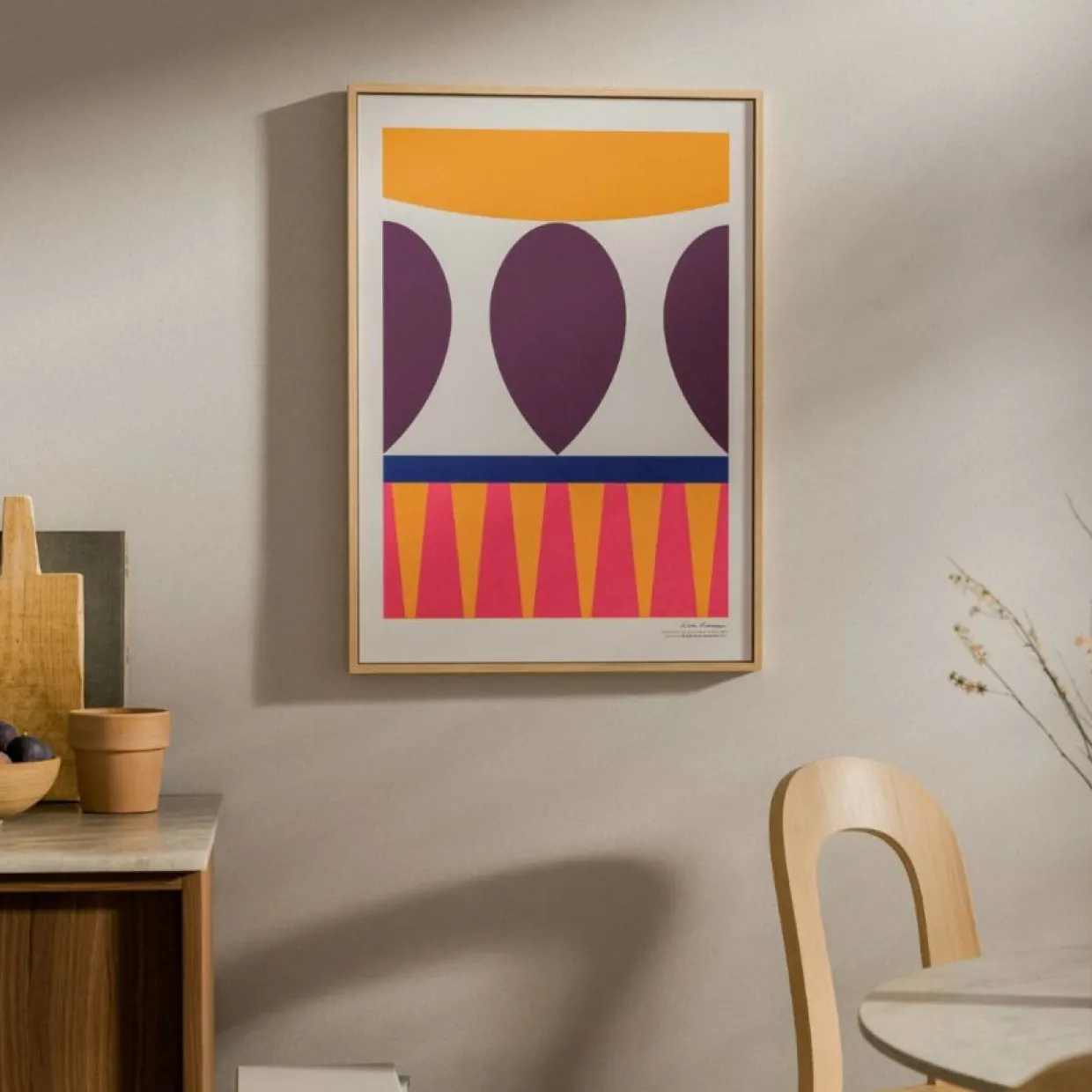 Poster Bird´s 1967 - no.1 Rosa/Gul