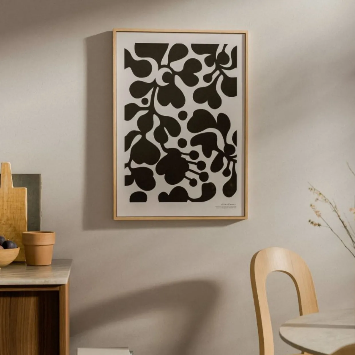 Poster Bird´s 1967 - no.3 Svart/Vit