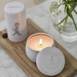 Presentask Doftljus + Tändsticksrör Vit