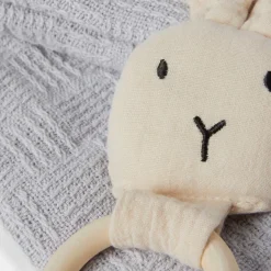 Presentbox Etienne skallra + filt Blå