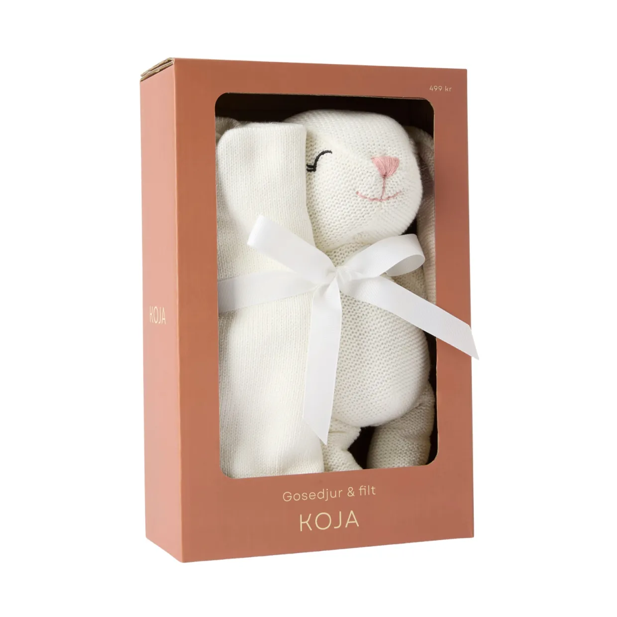 Presentbox Olivia Kanin Vit