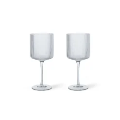 Rödvinsglas Ripple 2-pack Klar