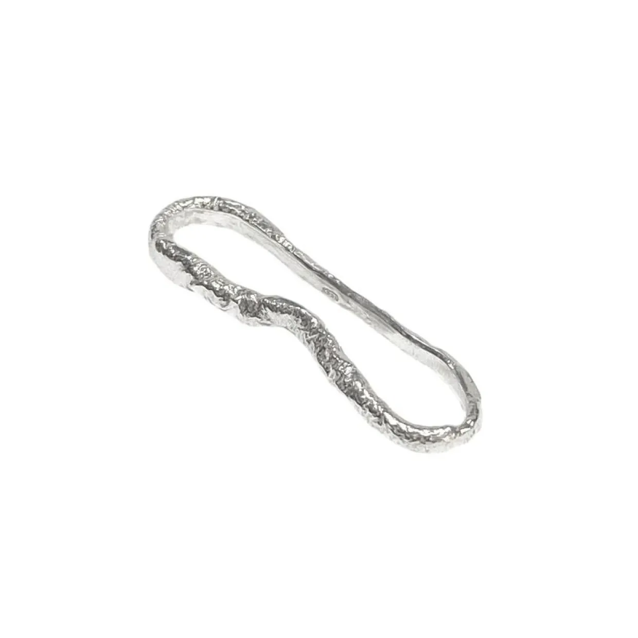 Örhänge earcuff smält våg