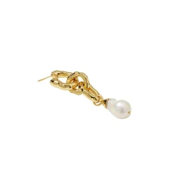 Örhänge Mary Long Single Guld