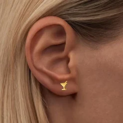 Örhänge Saturday 1 st guld