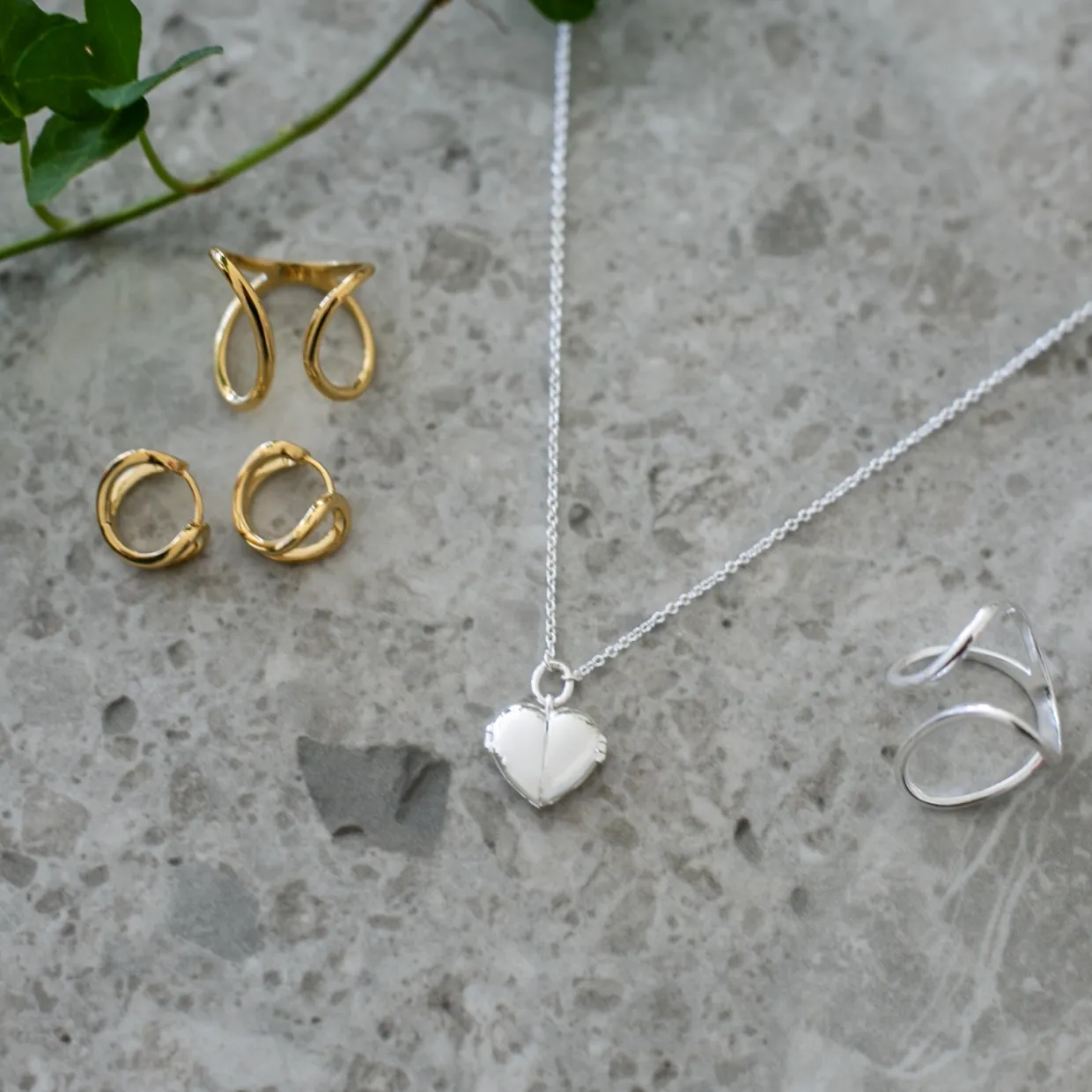 Örhängen Drop loop Guld