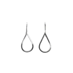 Örhängen H2O silver 6 cm