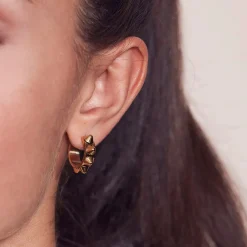 Örhängen Peak Creoles S Guld