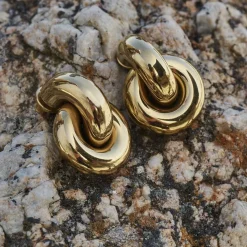 Örhängen Redondo Studs L Guld