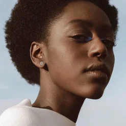 Örhängen rund oxiderad