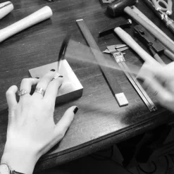 Örhängen rund silver