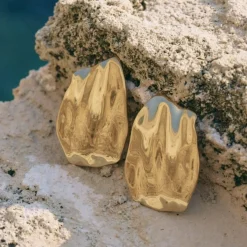 Örhängen Tidal Large Guld