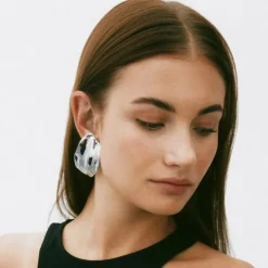 Örhängen Tidal Large Stål