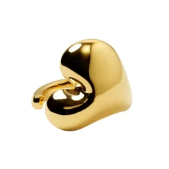 Ring Bolded Heart Guld